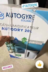 DESHUMIDIFICATEUR D'AIR AUTODRY 10L – Autogyre